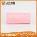 good price waved printed spunlace nonwoven fabric(roll material and perforated)